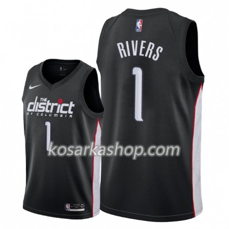 Dres Washington Wizards Austin Rivers 1 Nike 2018-19 City Edition Crna Swingman
